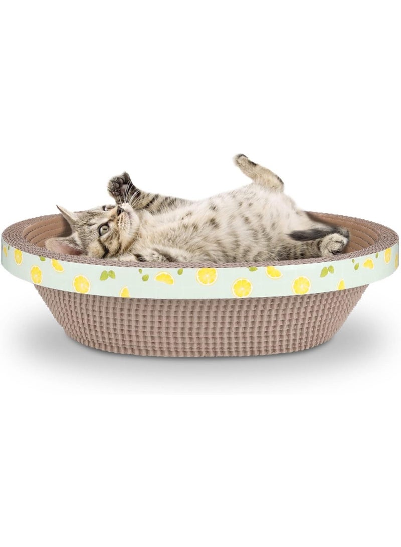 Queens Pet Cat Scratch Board Cardboard Cat Scratcher, Cat Scratching Pad Cat Grinding Claw Interactive Ball Scratch Toy - Image 2